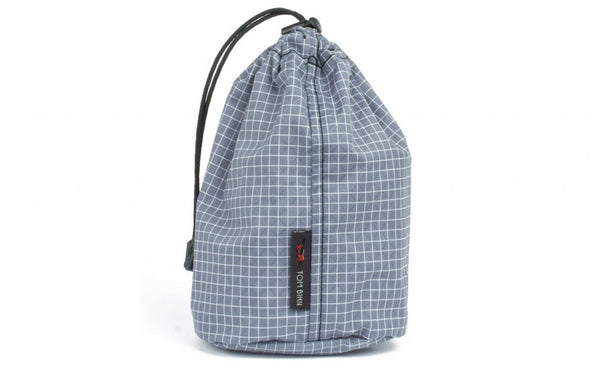 A Size 2 Northwest Sky (light grey with white grid) 200 Halcyon Travel Stuff Sack.